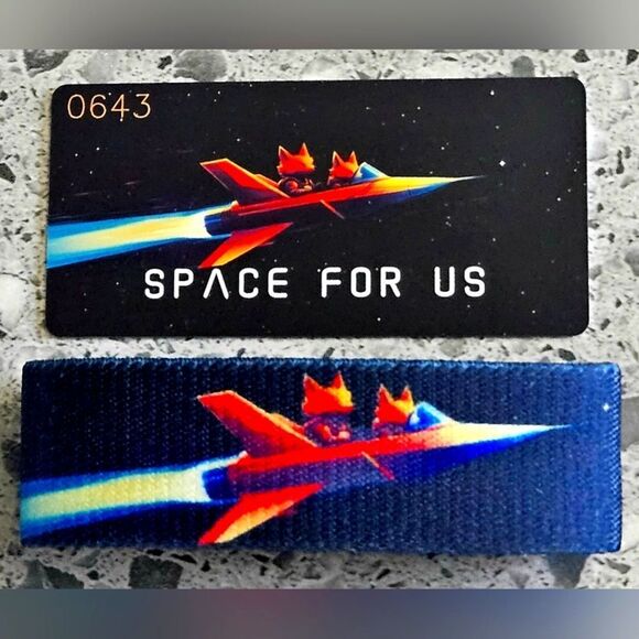 ZOX "SPACE FOR US" #643 BLOG App STAR FOX McLoud Nintendo Collectible WRISTBAND - Picture 1 of 3